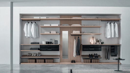 cabine armadio in verde