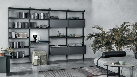 parete attrezzata in stile moderno