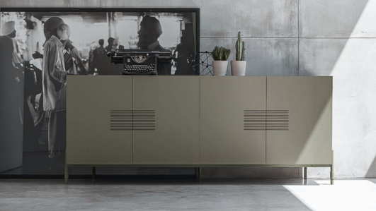 parete attrezzata per salotto contemporaneo