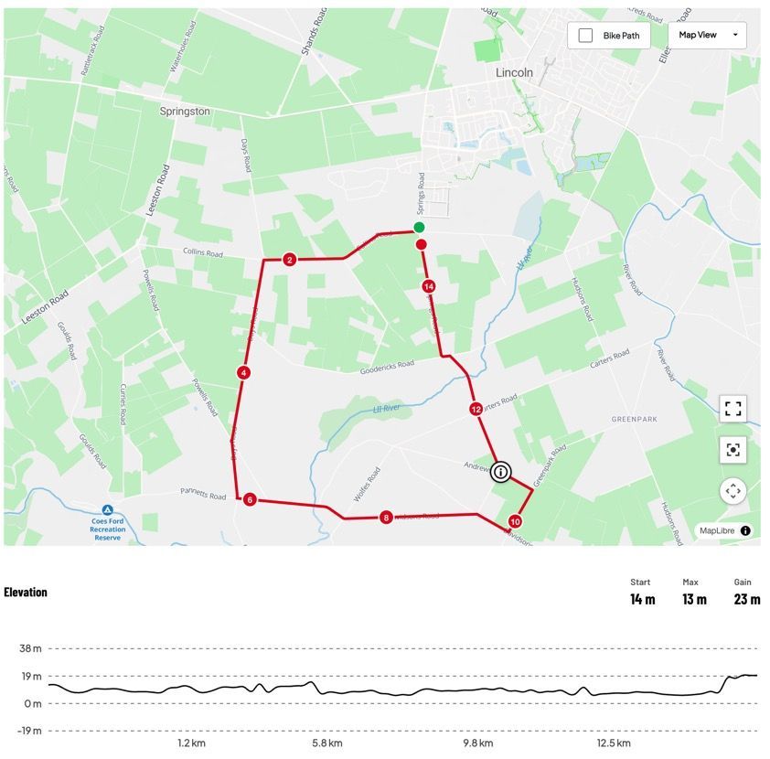 Winter Worlds Lincoln 2026 course profile and map
