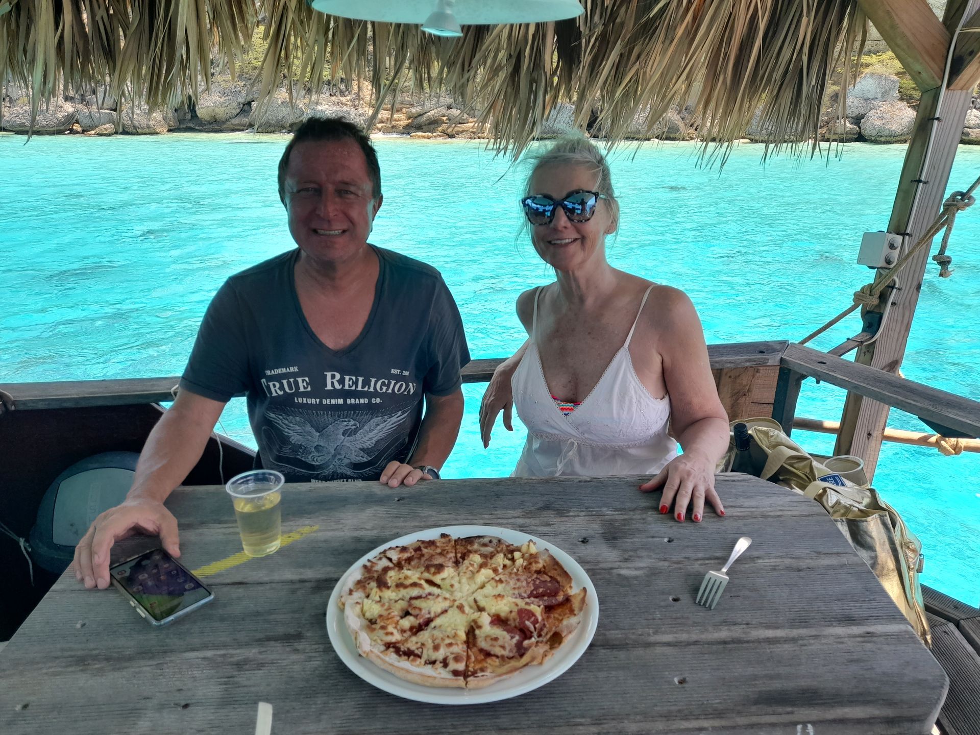 Bootsfahrt Curacao mit leckerer Pizza und offener Bar