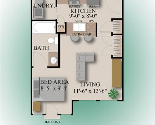 Westpark Apartments near csu - floor plans