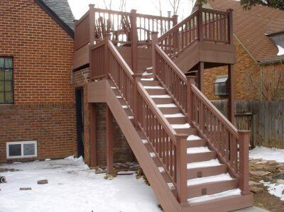 Wood Steps | Laramie, WY | Hyaltitude Contracting