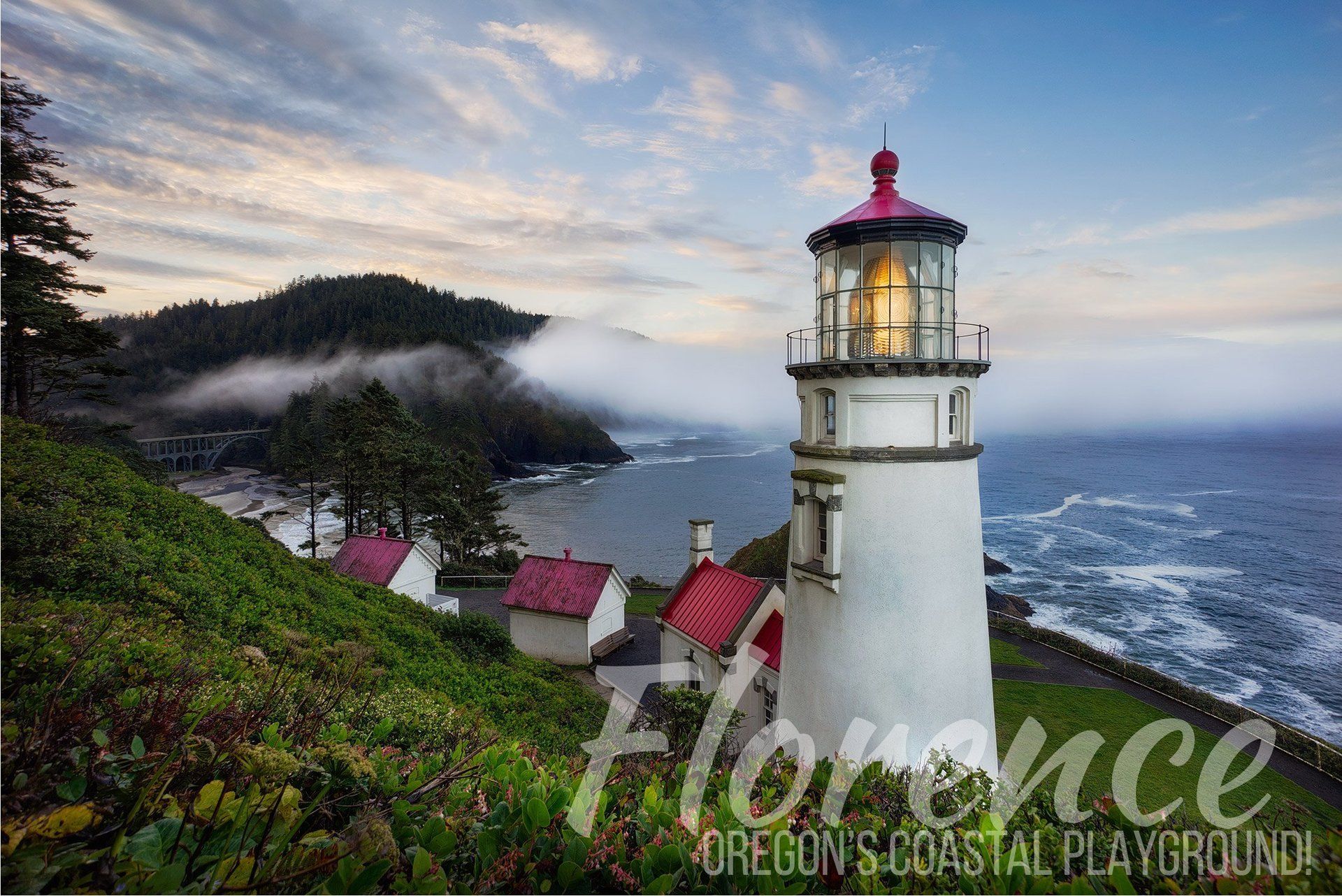 Hecata Light House in Florence, OR