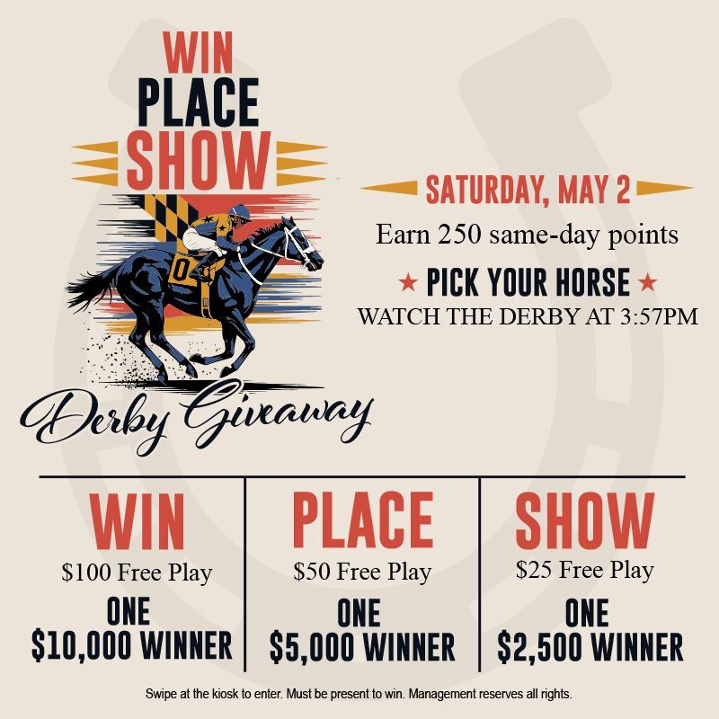 TREASURE CHEST
MONDAYS
Win up to $500 Cash! 
Hot seats every 20 minutes from 6pm to 9pm.