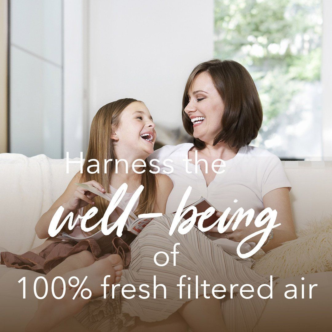 Harness the well-being of 100% fresh filtered air