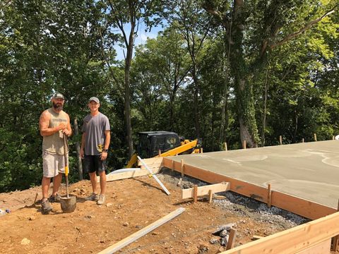 Timberwood Homes Staff Working on Site