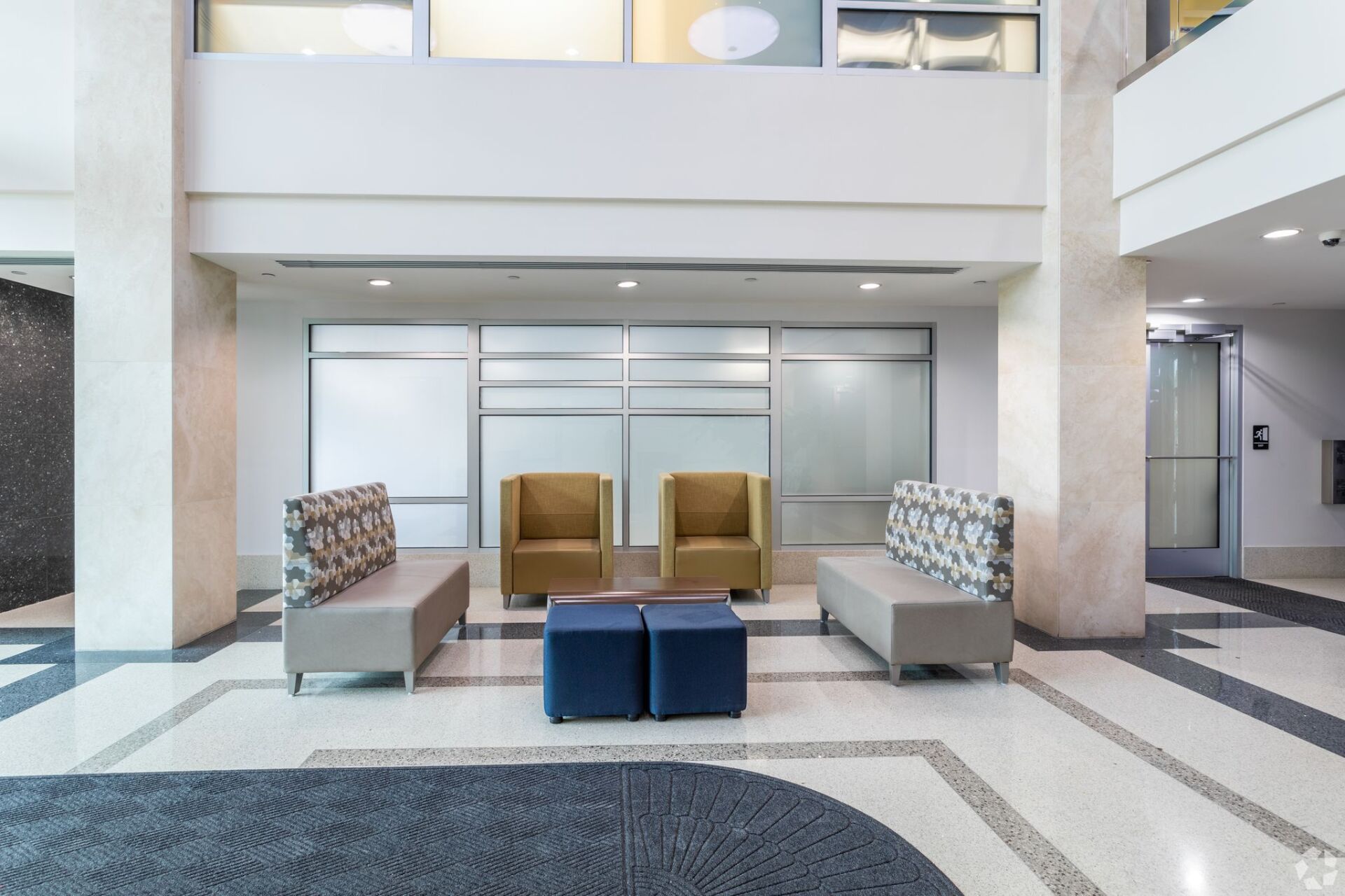 Lobby area of a building