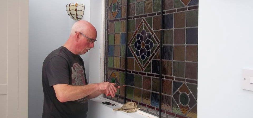Stained glass work professional