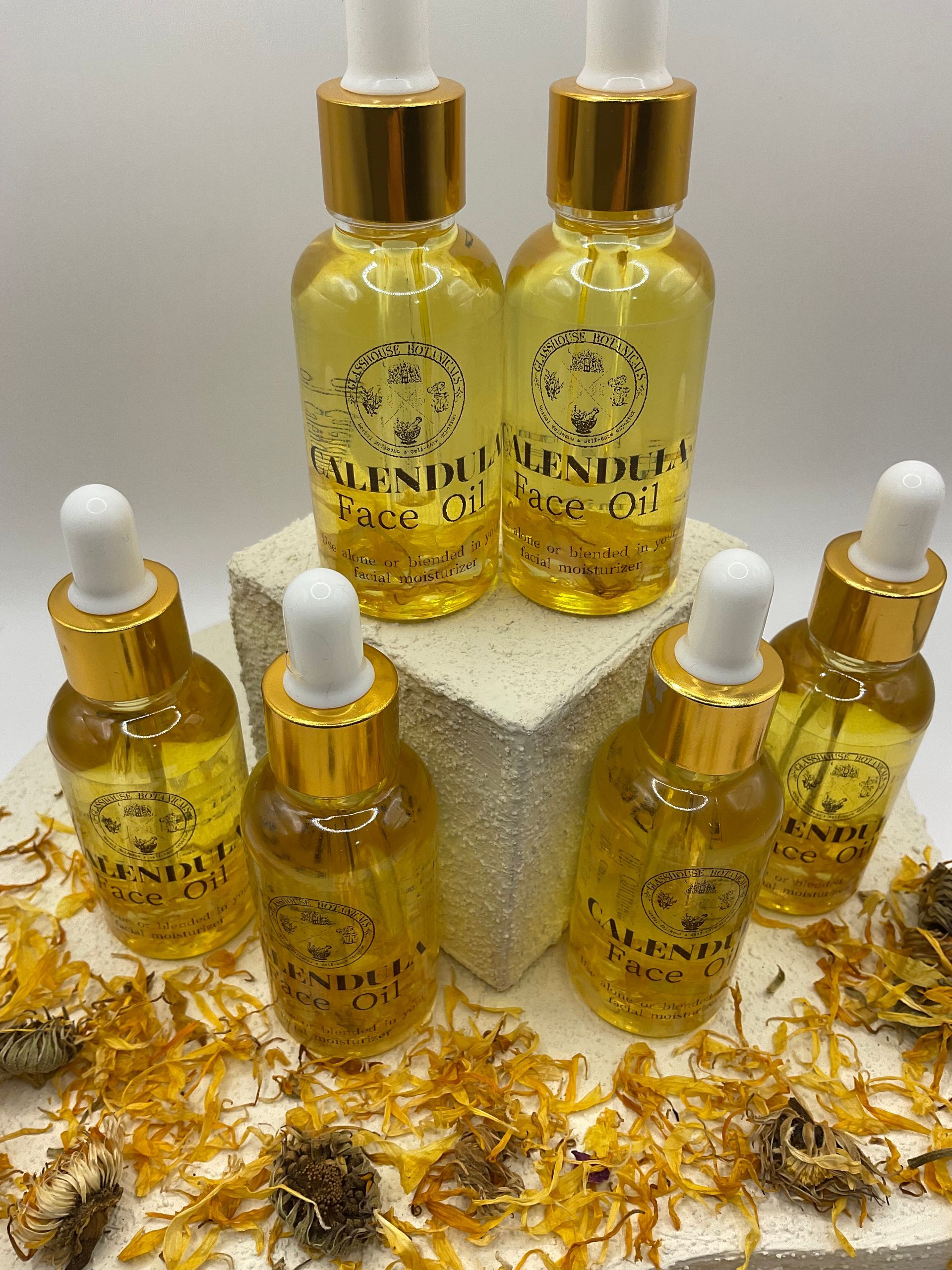 Calendula Infused Oil for face, body, & scalp