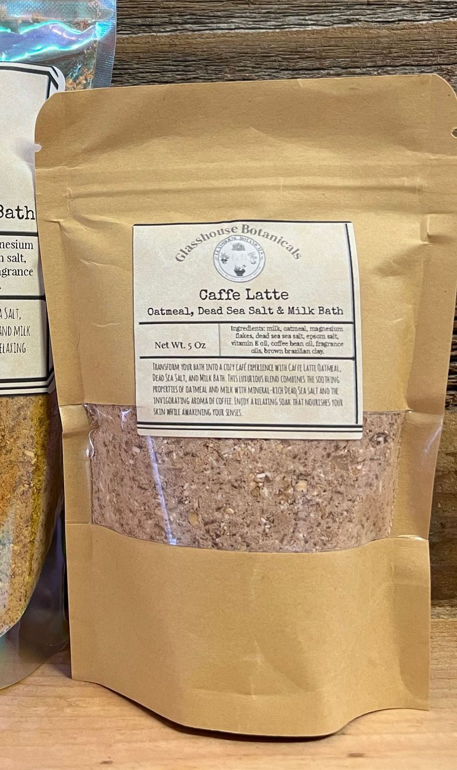 Milk Bath, Caffe Latte with colloidal oatmeal