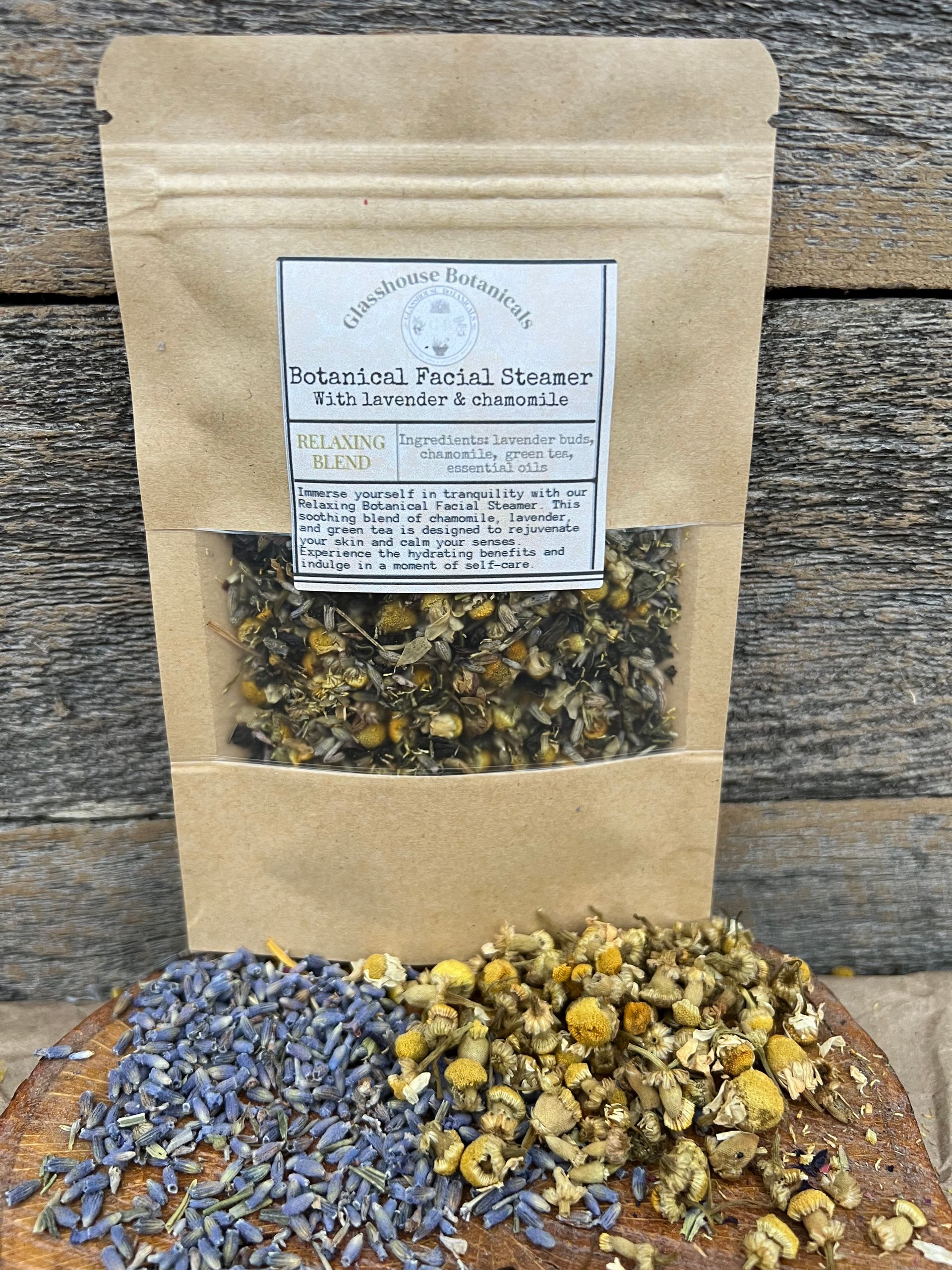 Botanical Facial Steamer, RELAXING BLEND with chamomile & lavender