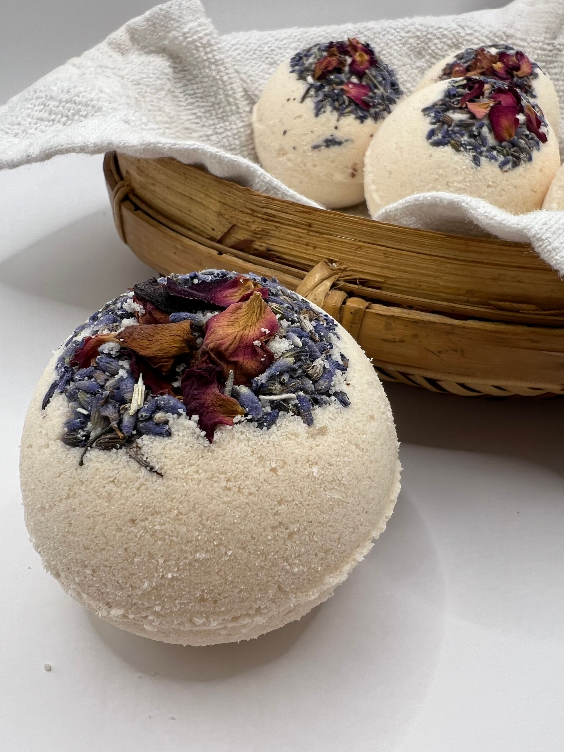 Lavender and Rose Bath Bomb