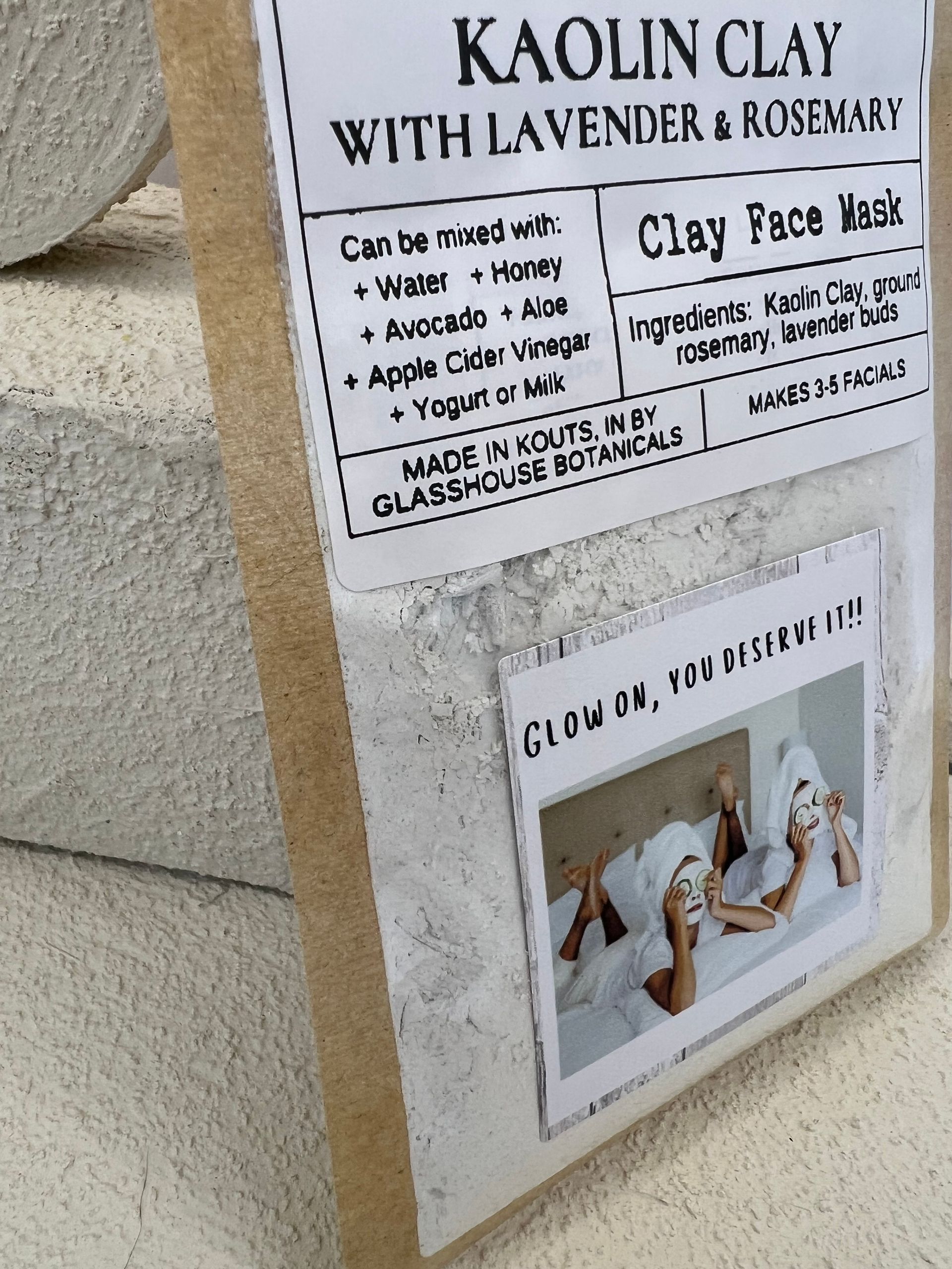 Kaolin Clay Face Mask With Rosemary & Lavender