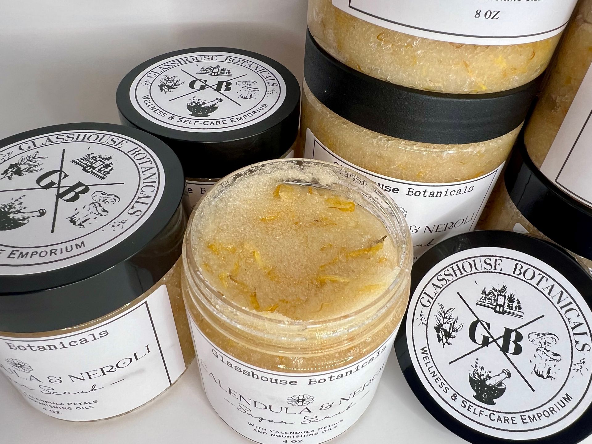 Botanical Sugar Scrub with Calendula & Neroli