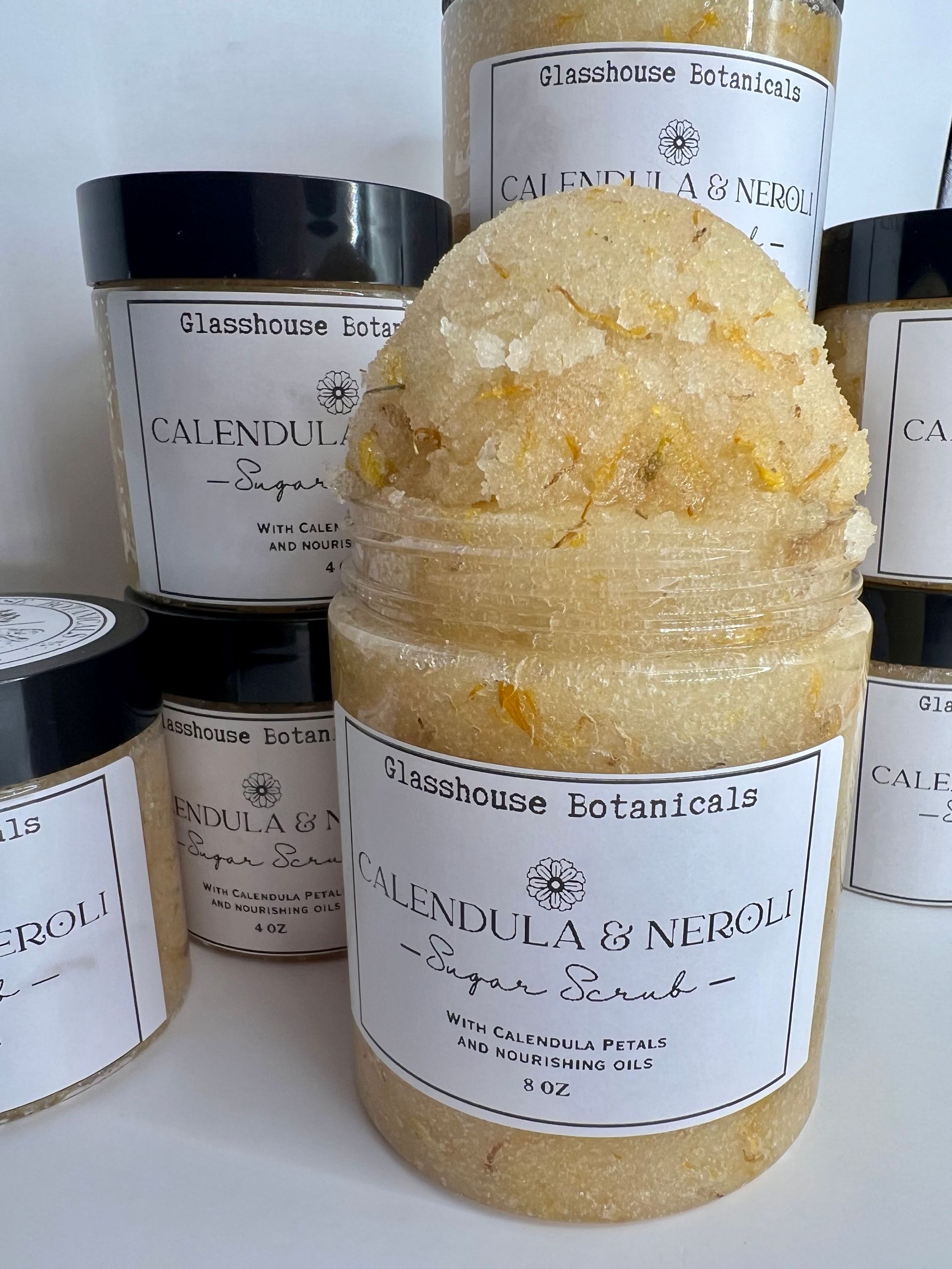 Botanical Sugar Scrub with Calendula & Neroli