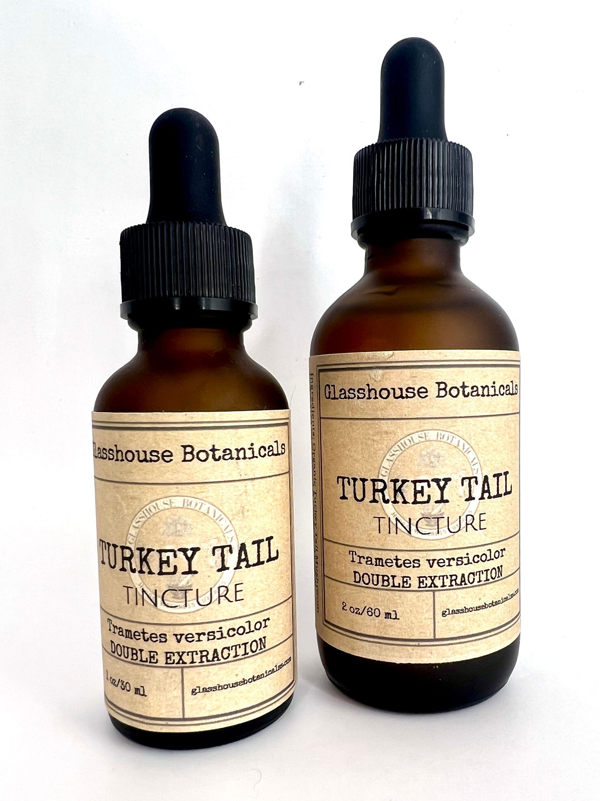 Turkey Tail Mushroom  Tincture, Dual Extraction