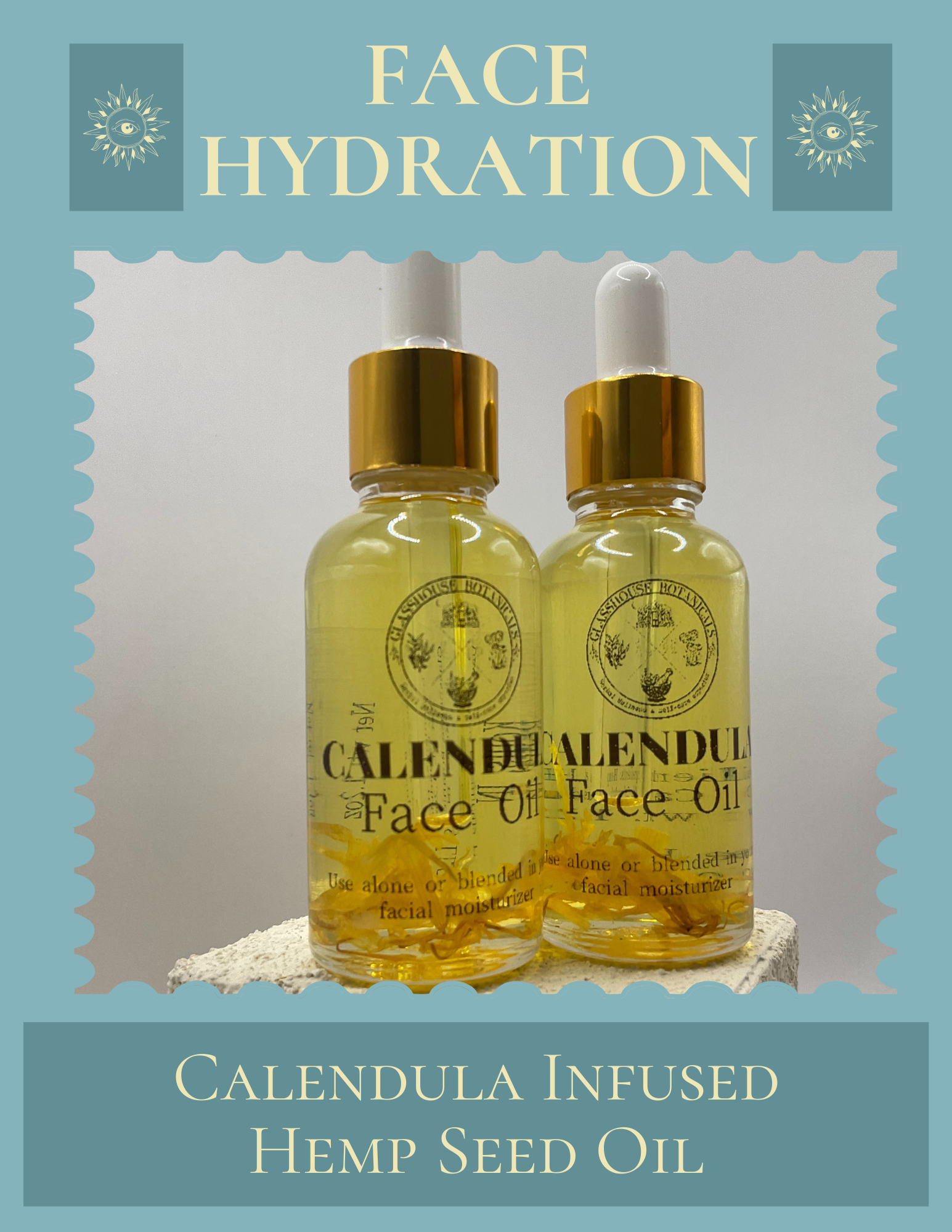 Calendula Infused Oil for face, body, & scalp