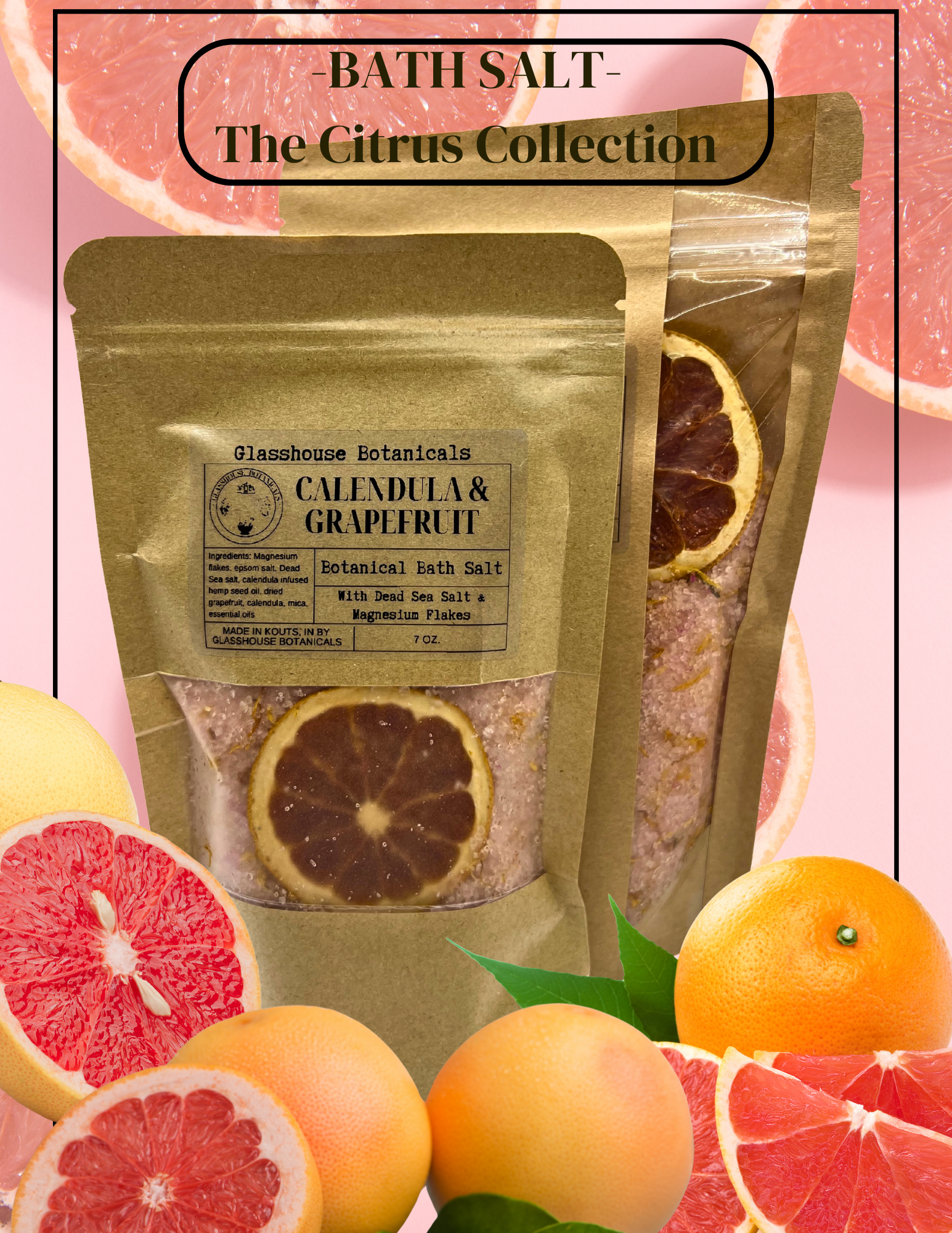 Bath Salt | Calendula & Grapefruit