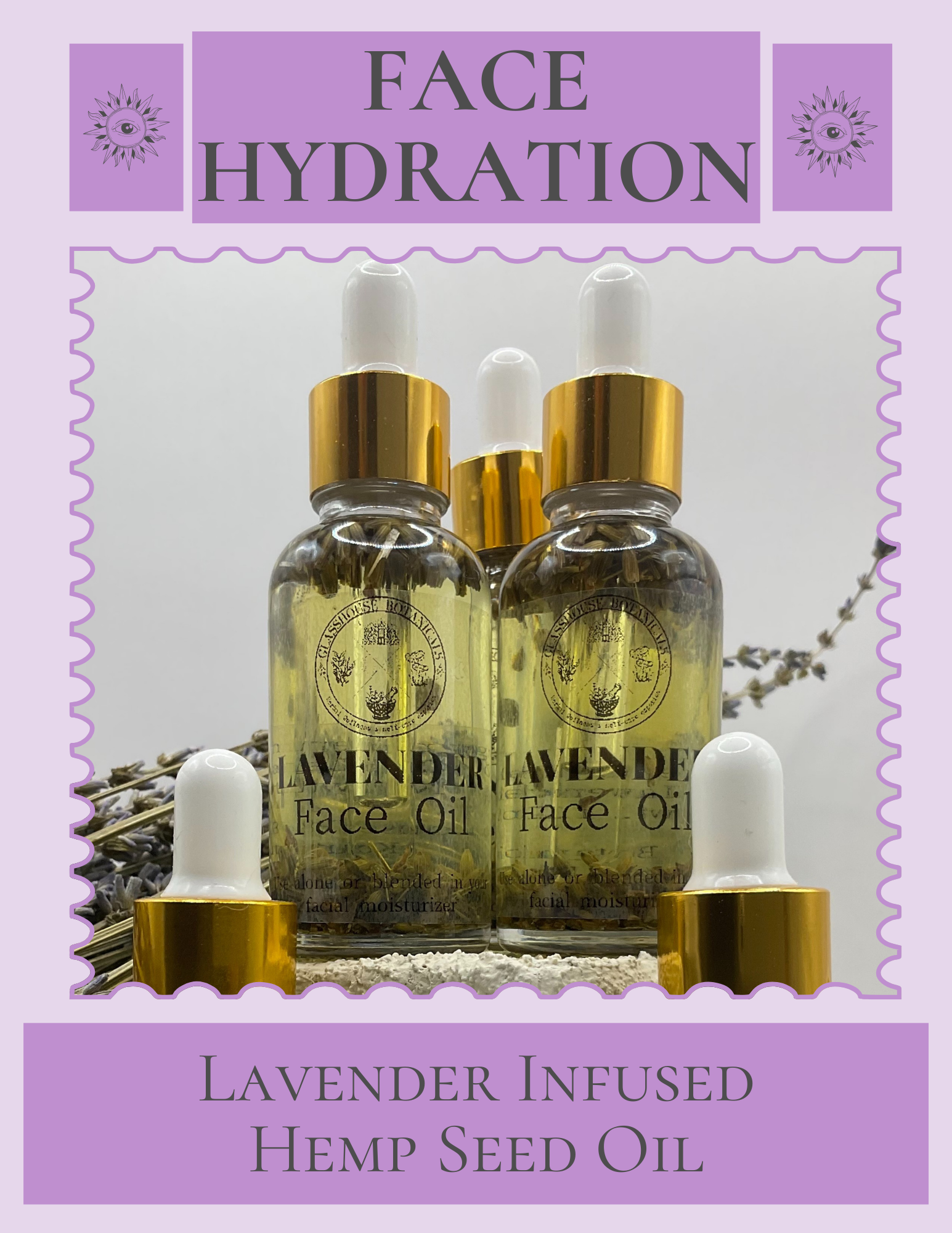 Lavender Infused Face, Body, & Scalp Oil