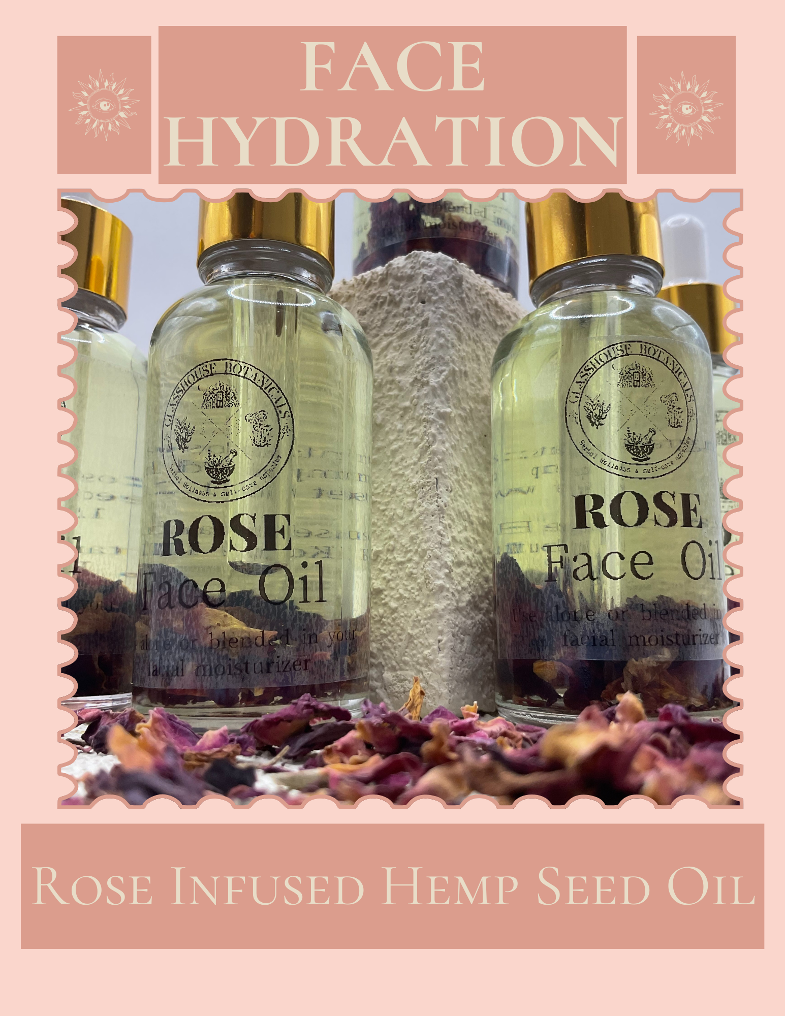 Rose  Infused Oil for face, body, & scalp