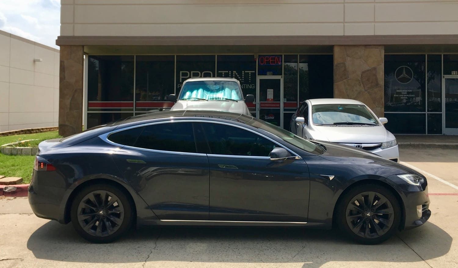 tesla window tinting