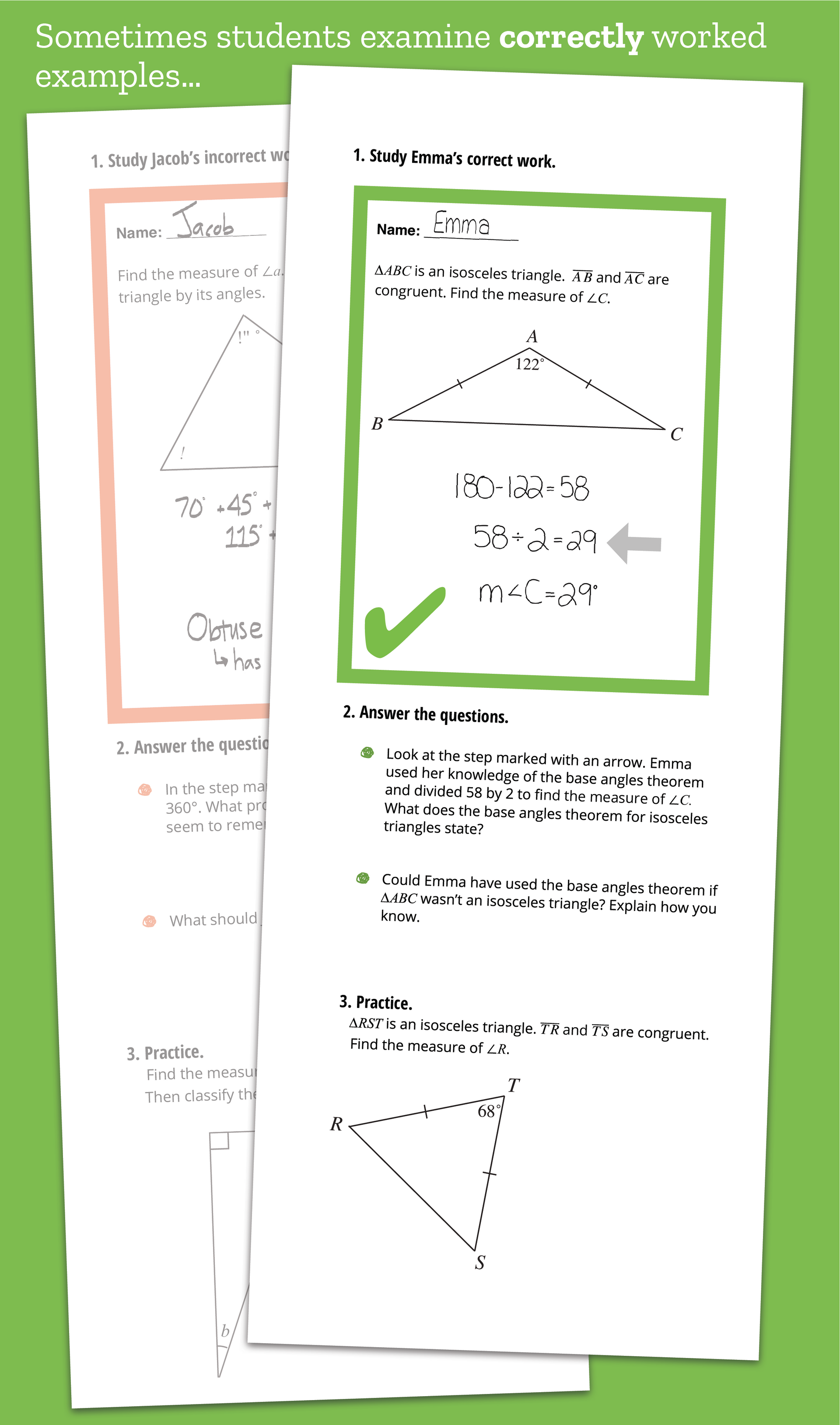 Inorrectly-worked Example