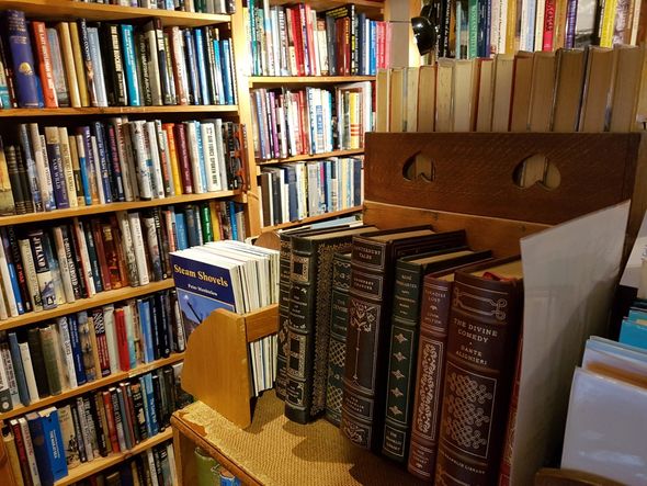 Books in a shelf