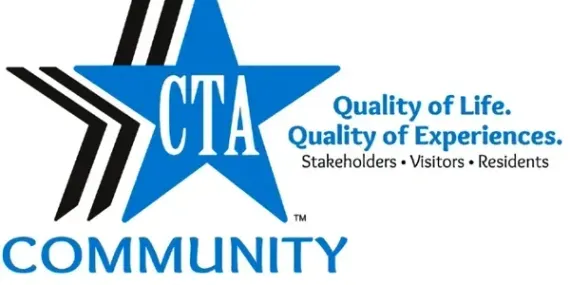 The cta community logo says quality of life quality of experiences