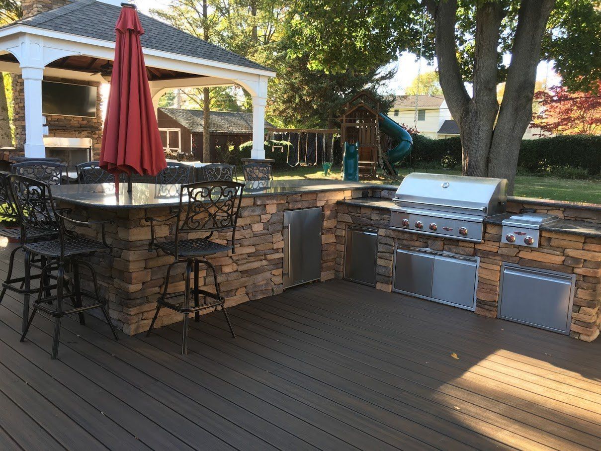 Outdoor Deck Kitchen