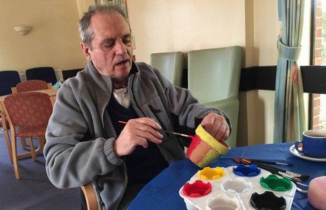 Art and craft sessions for the elderly