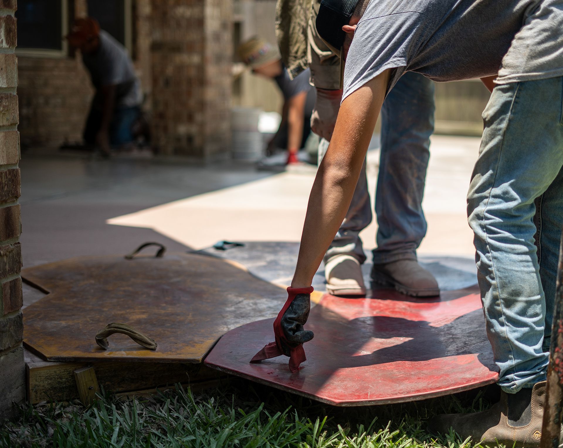 Stamped Concrete Installation