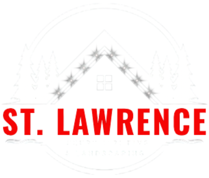 A red and white logo of a house on a white background.