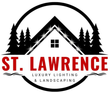 A logo for st. lawrence luxury lighting powered by celebright