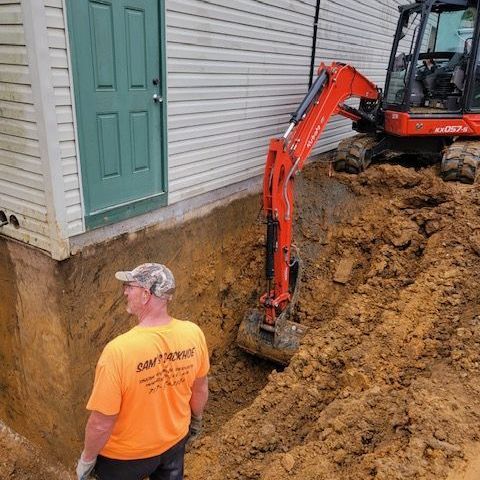 Sam's Backhoe & Septic Repairs | Foundation and Footer Repairs in Lancaster, York and Reading Pa