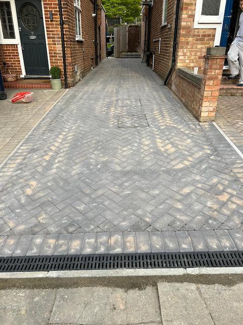 New block paving driveway installed by West London Paving Ealing