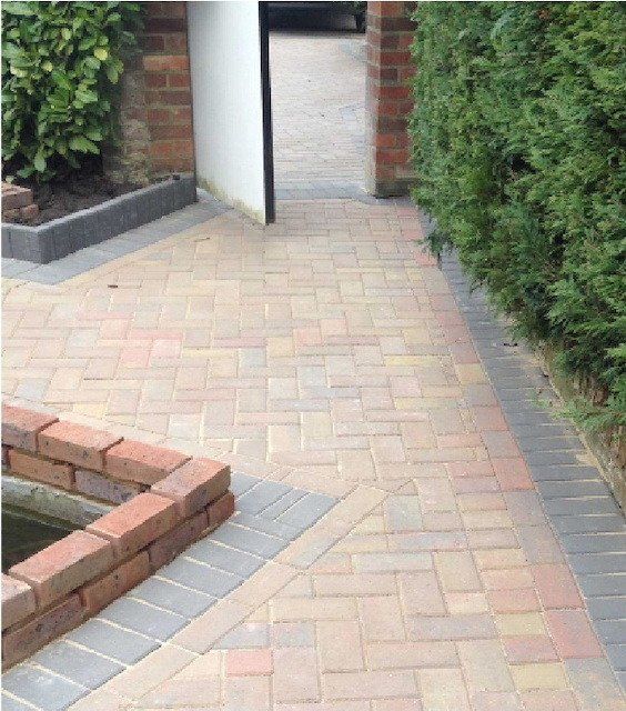 Block Paved patio by West London Paving