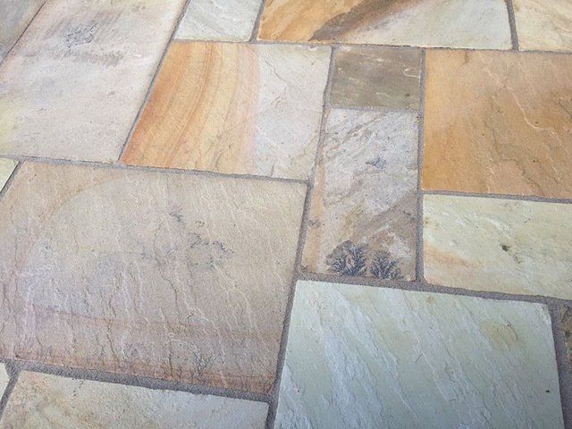 Sandstone patios by West London Paving