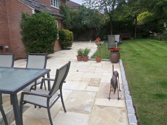 Patios by West London Paving in natural stone