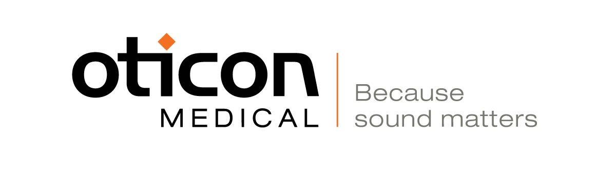 Oticon Medical logo. Black 