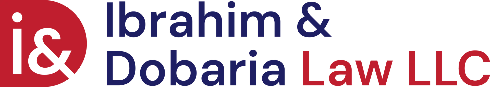 The logo for Ibrahim & Dobaria Law LLC