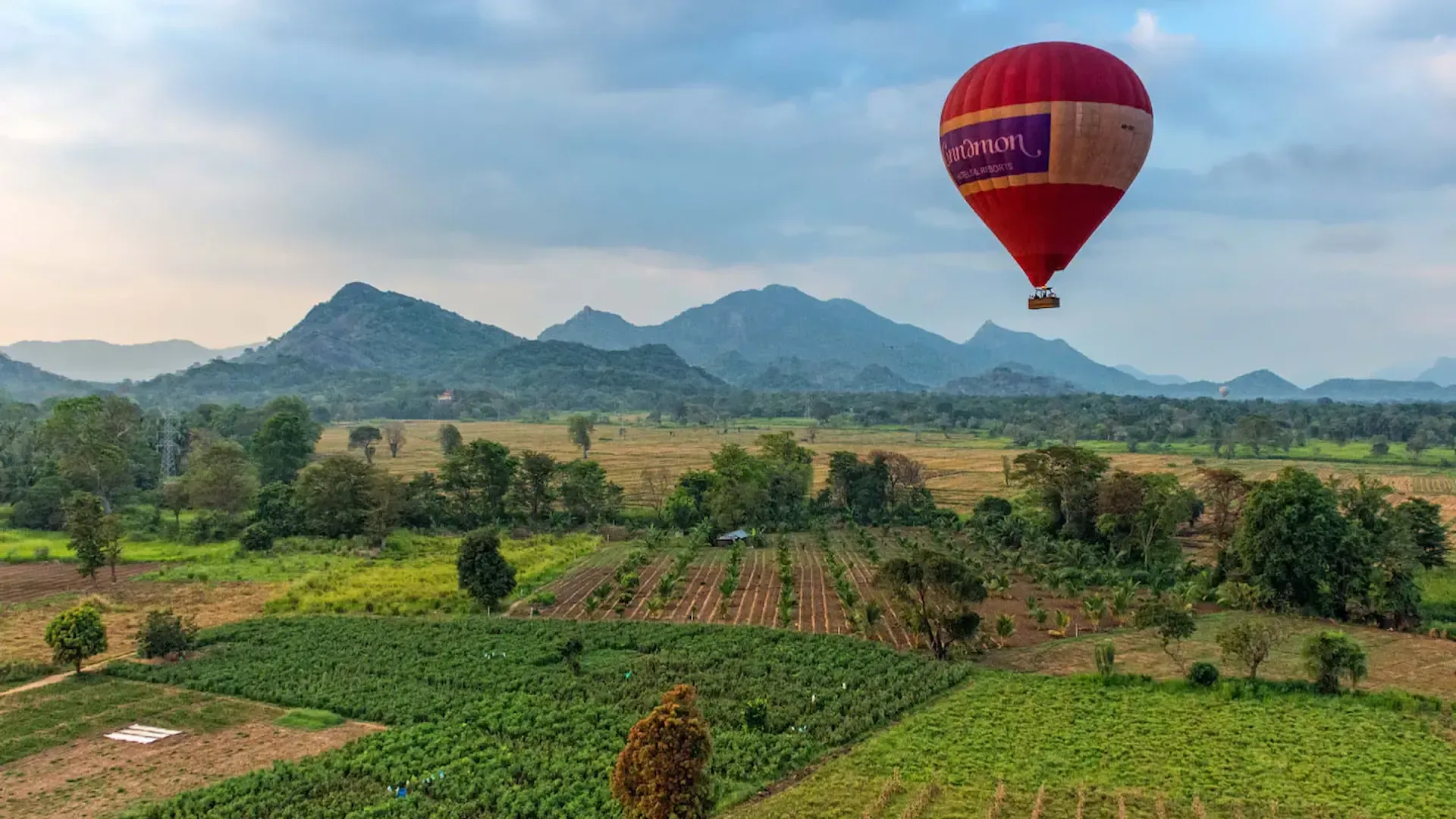 Hot-air-balloon-ride-with-views-of-Dambulla-landscape-Sri-Lanka