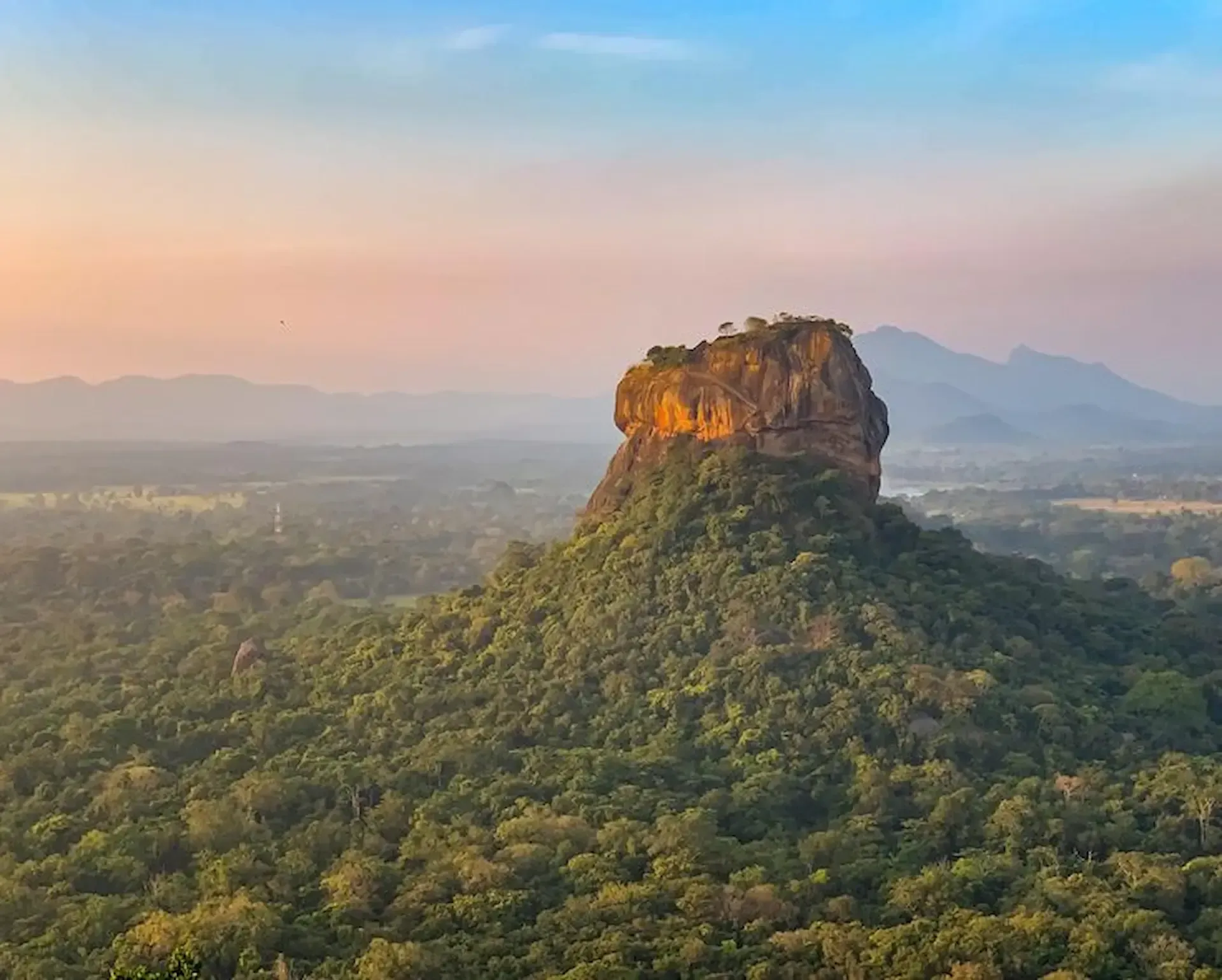 arial-view-of-Sigiriya-Rock-Fortress-Sri-Lanka