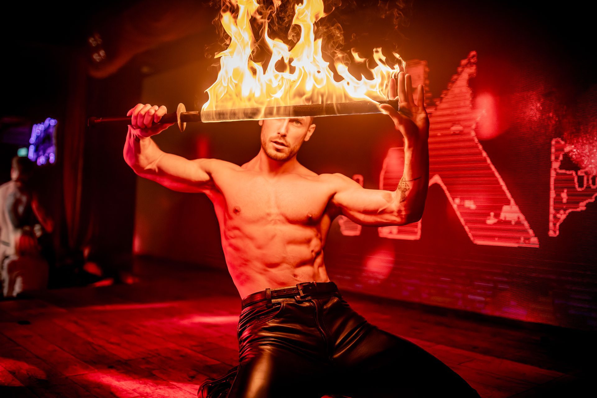 Fire Circus Male Dancer Performer