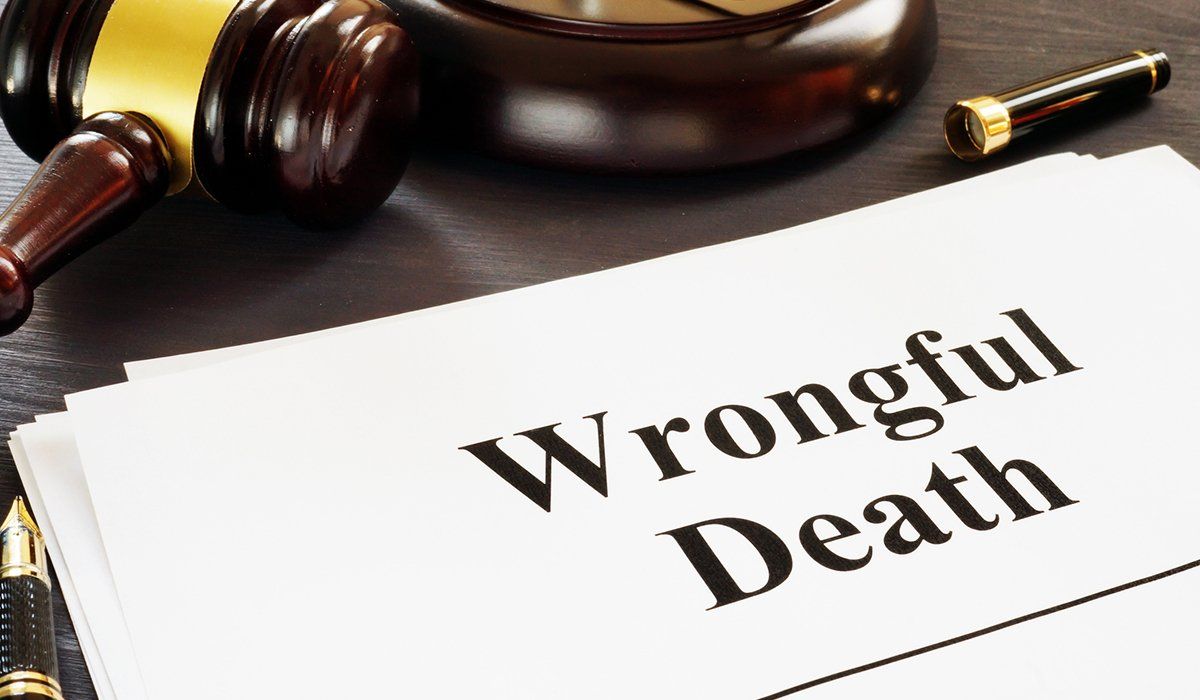 Personal Injury Attorney — Wrongful Death Paper And Gavel in Monterey, CA