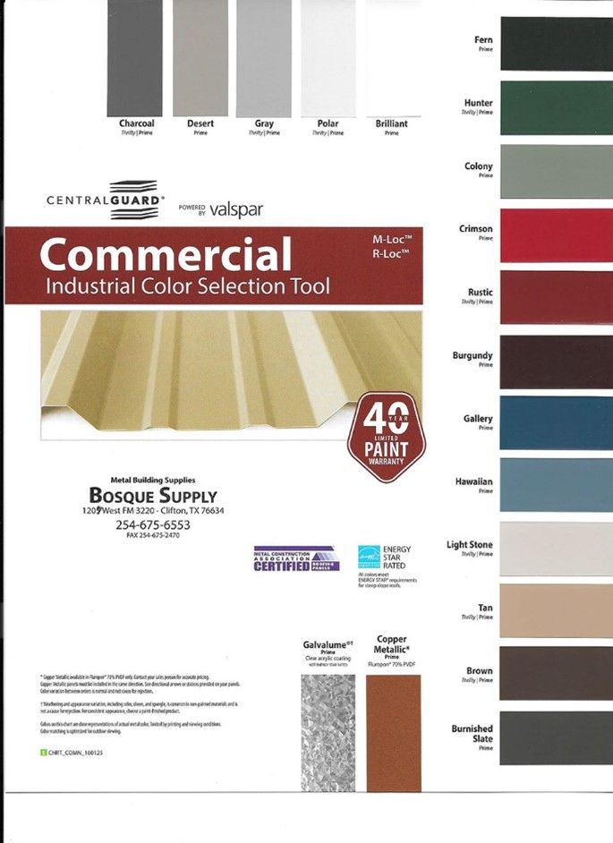 Picture Of Color Selection Tool - Clifton, TX - Bosque Supply Company