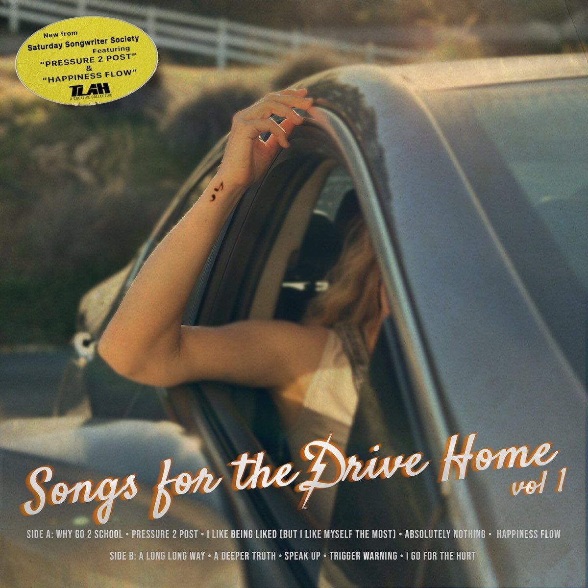 Songs for the drive home vol 1 album cover