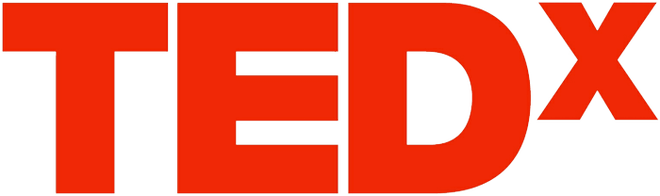 Red TEDx logo with white “TED” and a red “x” on a white background