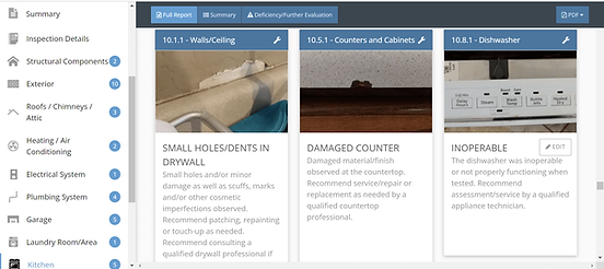 A screenshot of a website showing a variety of images.