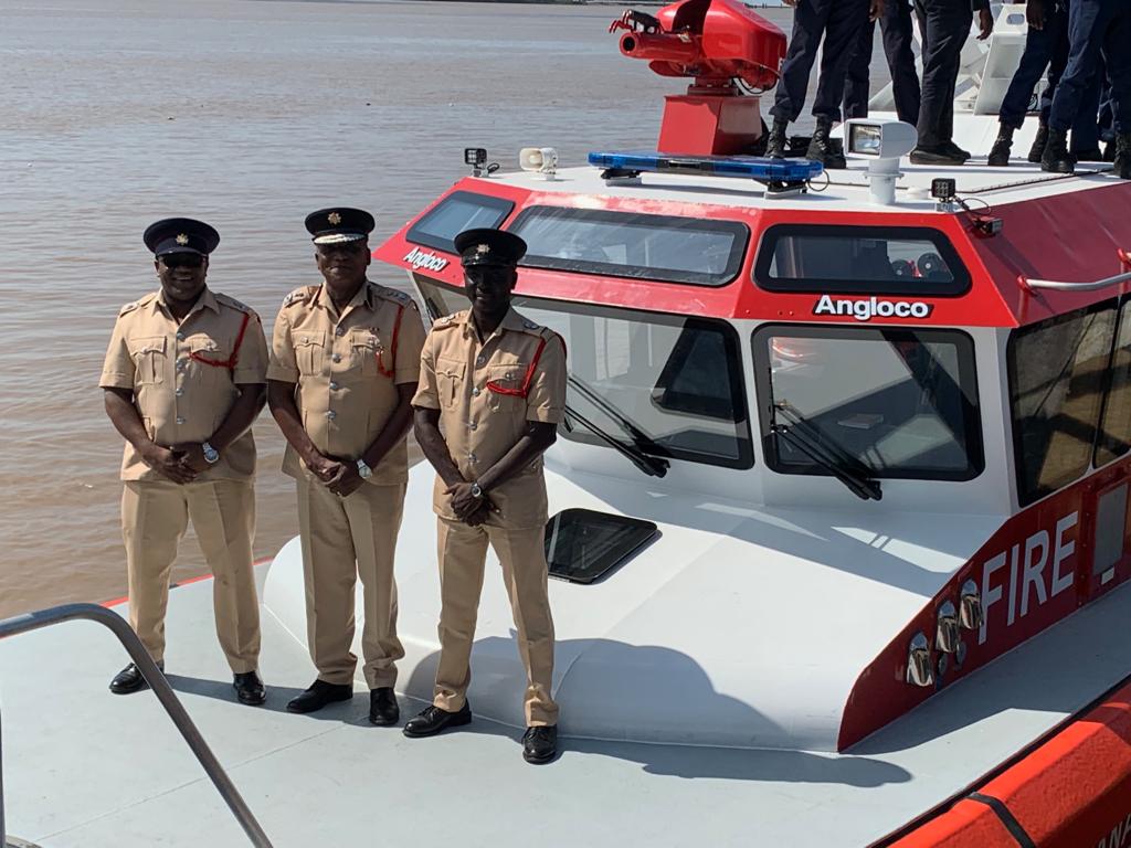 fire boat delivered to Guyana